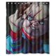 thumbnail image 1 of Cortina de ducha con diseño de muñeco Chucky y ganchos, tamaño 60 x 72 pulgadas, 1 of 3