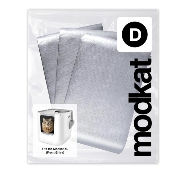 Forros para caja de arena Modkat tipo D, paquete de 3, duraderos