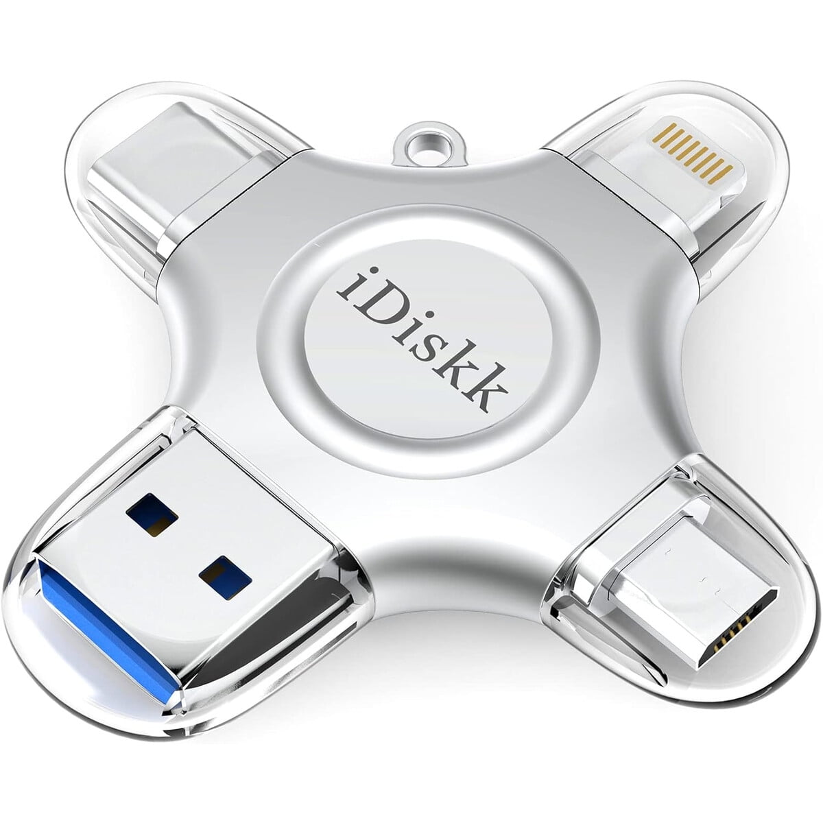Pendrive Idiskk 256gb Usb Tipo C Lightning Iphone Ipad