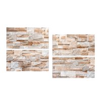 Bothyi - 4X Paneles De Pared De Papel Tapiz De Ladrillo 3D Calcomanías Impermeables Pegatinas De Pared De Ladrillo De Imitación