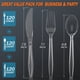 thumbnail image 2 of Juego de cubiertos desechables Dipoo 360 piezas: 120 tenedores, 120 cucharas, 120 cuchillos, 2 of 6