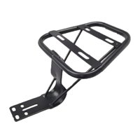 Magideal - Soporte Para Portaequipajes Trasero De Motocicleta, Fácil Instalación, Accesorios Metálicos Desmontables, Estante De Carga, Estante Impermeable, Reemp A