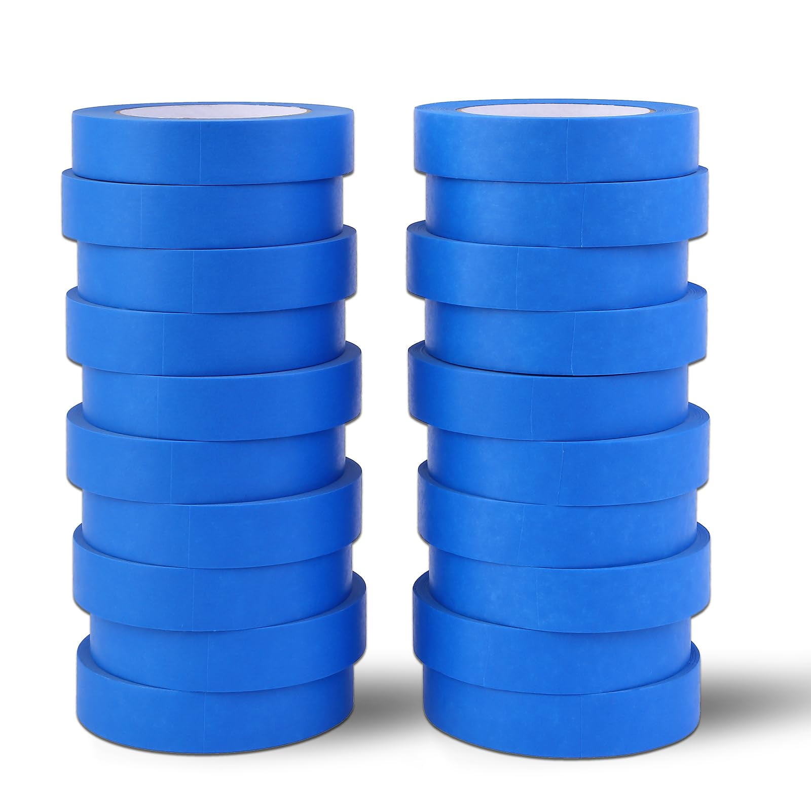 Cinta De Pintor Azul Efok 2.54 Cm X 50 M 20 Rollos Total 1005 M