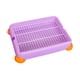 thumbnail image 5 of Bandeja para arena para conejos, inodoro para mascotas, bandeja antisalpicaduras para ir al baño, bandeja para ir al baño para perros, conejos, , S, púrpura, 5 of 5