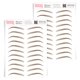 thumbnail image 1 of Tatuajes Temporales de Cejas Brows by Bossy Pack de 2 - Impermeables y Chic, 1 of 7