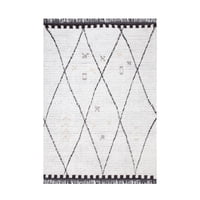 Dib - Alfombra Mystique 200X290 Blanco/ Gris