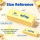 thumbnail image 3 of Juguete Antiestrés SUISUILE 25 cm 413 g Squishy de Mantequilla – Pack de 2, 3 of 7