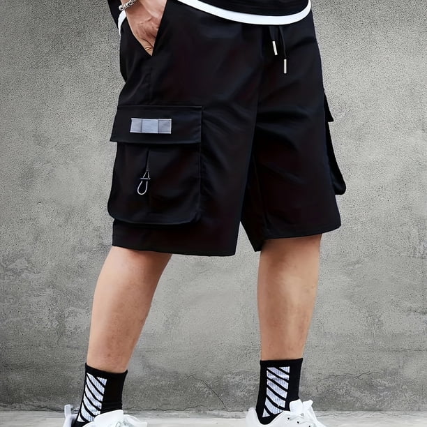 Experience Ultimate Comfort and Style with Men's Cargo Shorts - Perfect for Outdoor Sports in Spring/Summer!