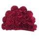 thumbnail image 2 of Gorro De Natación Pétalos Florales Gorros De Natación De Playa De Moda Para Ni?as Jóvenes Mujeres Rojo Oscuro, 2 of 5