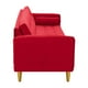 thumbnail image 5 of Sofa Retro 3cg Felpa 01 Rojo, 5 of 6