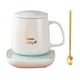 thumbnail image 3 of Juego De Calentador De Café Y Taza, Calentador De Tazas Para Oficina, Viajes, Regalo De Boda, Color Blanco, 3 of 3