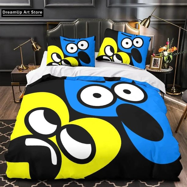 Jacknjellify Bedding Set Cute Quilt Cover Bed Cover With Pillowcase Boys Adult Home