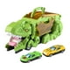 thumbnail image 3 of Dinosaurio Camión Coche Juguete Almacenable Para Niñas De 3 4 5 Años Regalo De Cumpleaños Verde Con 2 Coches, 3 of 5