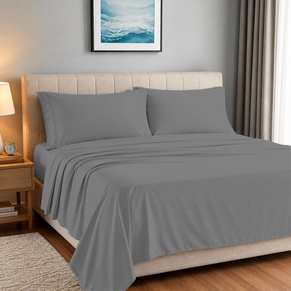 Juego de sábanas Carressa Linen California King 1500 hilos