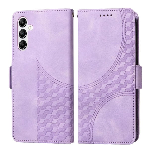 Carcasa FOXDOCK Samsung Galaxy A14 4G de cuero PU, diseño acolchado clásico, protección contra caídas y rayones