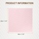 thumbnail image 2 of Uxcell 100 piezas de hojas de papel encerado a rayas cuadradas 12" x 12" Papel de envoltura de alimentos secos absorbente de aceite para sándwich, rosa, 2 of 7