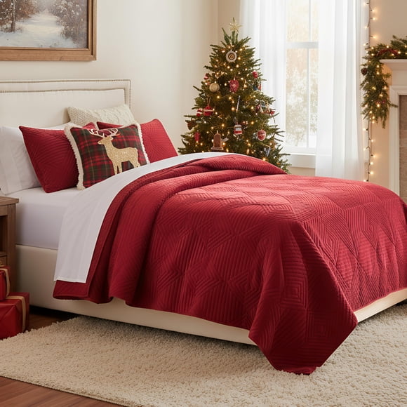 Juego de colcha Greenland Home Fashions de terciopelo finamente cosido