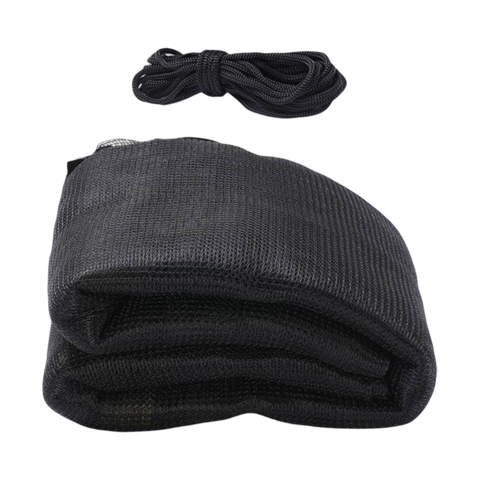 Magideal - Red De Repuesto Para Trampolín, Recinto De Seguridad, Ventilación De Red Para Marcos Redondos Instalados Entre La Estera Y Los Accesorios De Resorte, 10 Pies 6 Postes