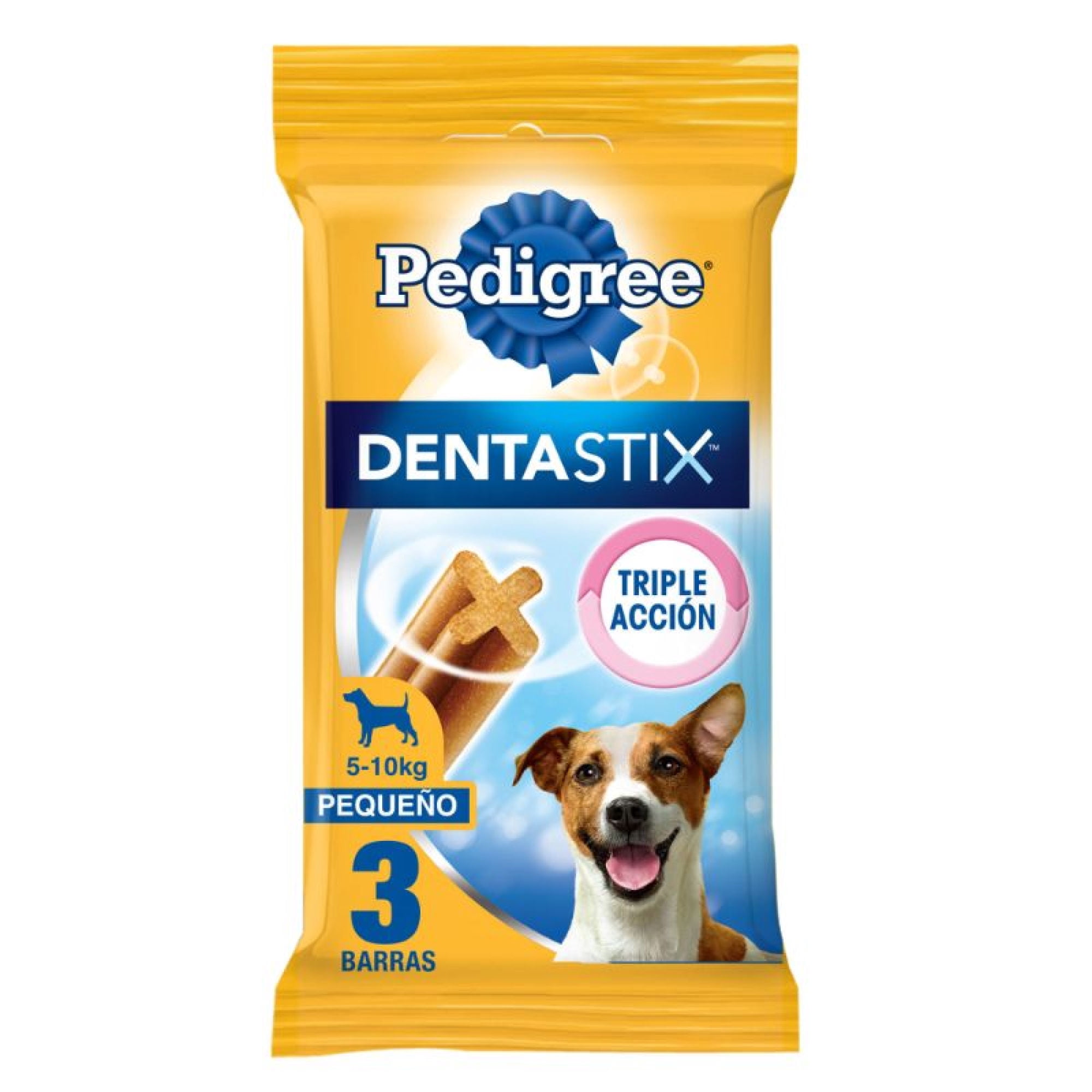 Snack Perro Adulto Dentastix Raza Pequeña Bolsa 3 Un Pedigree