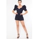 thumbnail image 4 of Romper Ccwholesalesclothings Denim Stretch Fashion Navy, 4 of 5