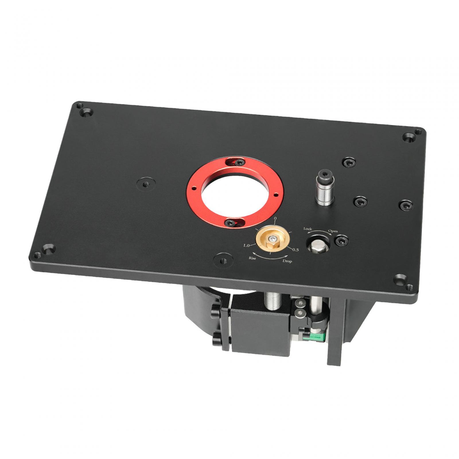 Ioensy - Elevador De Enrutador De Mesa Elevadora Con Placa Superior Sistema De Elevación De Enrutador Profesional