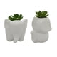 thumbnail image 4 of Planta Artificial con macetero de elefante o zorro Surtido, 4 of 4