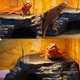 thumbnail image 2 of Escondite para reptiles Flitsvuur 33 × 30 × 13 cm de pizarra que almacena calor, 2 of 9