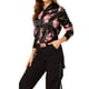 thumbnail image 4 of CHAQUETA BOMBER DE MUJER INSPIRE CHIC AJUSTE DELGADO CHAQUETA LIGERA CON CREMALLERA NEGRA ROSA M, 4 of 8
