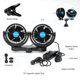 thumbnail image 5 of Ventilador Hynoo para coche, 12 V, doble cabezal, giratorio 360°, para vehículo, 5 of 8