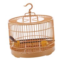 Magideal - Jaula Para Pájaros Portátil Multipropósito Robusto Jaula Para Pájaros Única Casa Para Mascotas Jaula Para Loros Grande Y Liviana Para Conures Pinzones