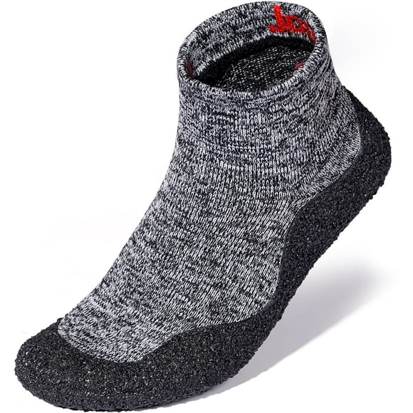 Zapatos acuáticos y calcetines Joomra para hombre, talla 12 y mujer, color gris