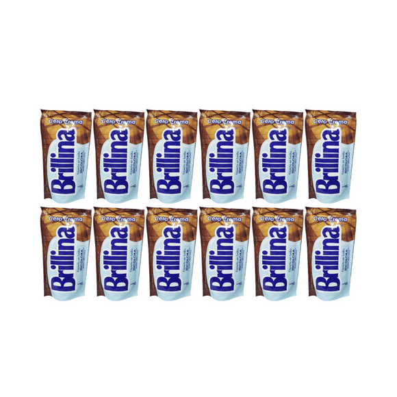 Pack 12 Ceras en Crema Brillina Incolora Color 340ml