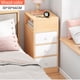 thumbnail image 3 of Velador angosto 3 cajones bicolor Chic Home, 3 of 3