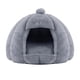thumbnail image 1 of Nido Para Gatos Semicerrado Con Base Antideslizante Y Cálida Casa Para Gatos, Gatitos Y Erizos, Color Gris, 1 of 3