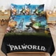 thumbnail image 1 of Palworld Comforter Set 3 Pieces Quilt Cover Set Soft Bedding Sets for All Seasons, 1 of 5