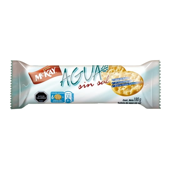 Galletas Agua Sin Sal Paquete 180 g McKay