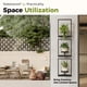 thumbnail image 2 of Bamworld Maceteros de pared colgantes, paquete de 3, para interior y exterior, 2 of 5