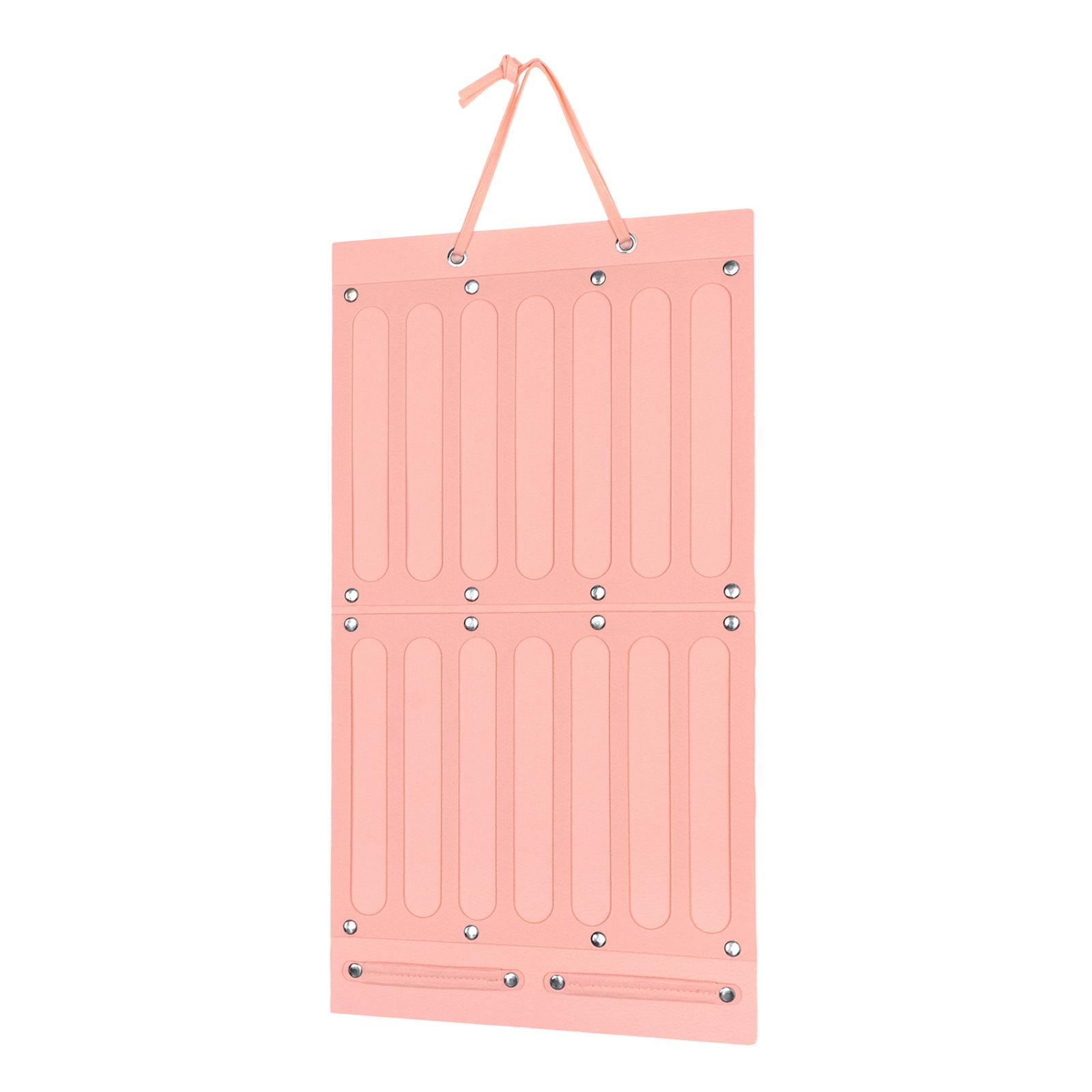 Bothyi - Organizador De Accesorios Para El Cabello, Cintas, Pinzas Para El Cabello, Colgador Para Organización De Colecciones, Color Rosa, 66cm X 35cm