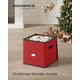 thumbnail image 2 of Caja de almacenamiento para adornos navideños SONGMICS, color rojo cereza URFB034R01, 2 of 6