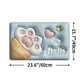 thumbnail image 1 of 1pc Soft and Absorbent Cute Cat Paw Pattern Bath Rug - Non-Slip Shower Carpet for Home Bathroom - Quick Dry Bath Mat - Bathroom Accessory, 1 of 5
