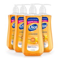 Dial - Jabón De Manos Con Esfera, Antibacteriano, Oro Líquido, 325 Ml (Paquete De 4)