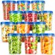 thumbnail image 1 of Set de 12 Contenedores para Alimentos BiuLeon de 1L Sin BPA, 1 of 8