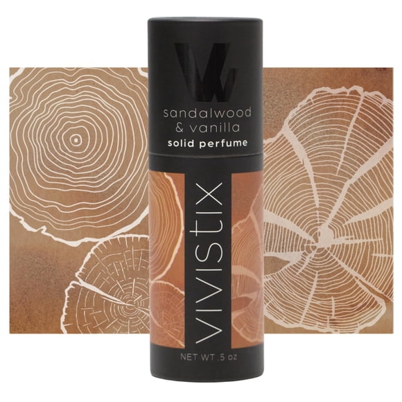 Perfume sólido Vivistix de sándalo y vainilla 14 g