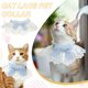 thumbnail image 5 of Uxcell Collar de Encaje para Mascotas Collar Lindo para Mascotas Cuadros para Gatitos Cachorros Pequeños Vestir Azul M, 5 of 7