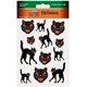 thumbnail image 2 of Calcomanías vintage de gato negro de Halloween Beistle, 2 of 2