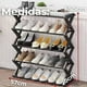 thumbnail image 3 of Zapatero Organizador 5 Niveles Desmontable Resistente 65x42x20cm Negro, 3 of 8