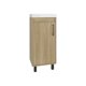 thumbnail image 3 of Mueble Vanitorio Con Lavamanos Oxford 1 Puerta 86,4x32,5x39,6 Cm Fresno, 3 of 12