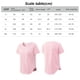 thumbnail image 3 of Camiseta de yoga de manga corta para mujer, elástica y atlética, para entrenamiento, color rosa, 3 of 5