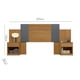 thumbnail image 2 of Respaldo 2 Plaza con 2 Veladores Araguaia Cinza Gris, 2 of 3