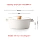 thumbnail image 2 of Stock Pot Neoflam FIKA 2,7 cuartos de galón, antiadherente, 22 cm, con tapa de cristal, 2 of 7